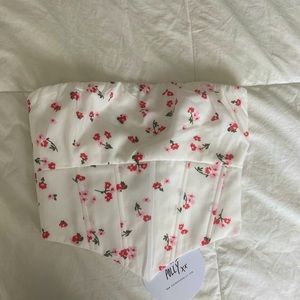 Floral Bustier